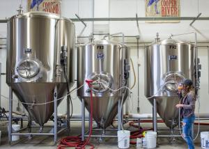 China Mirror Polish Stainless Steel Conical Fermenter Mini Beer Or Wine Making wholesale