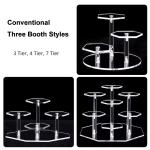 Assembled Acrylic Display Stand For Action Figures Dolls Jewelry Perfume