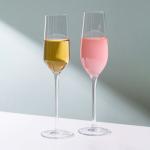 10.5oz Crystal Vintage Champagne Glasses Lead Free 300ml Sparkling Wine Glasses