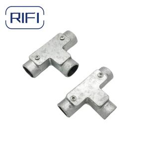 China Galvanised Threaded GI Conduit Fittings 25mm Inspection Tee Malleable Iron wholesale
