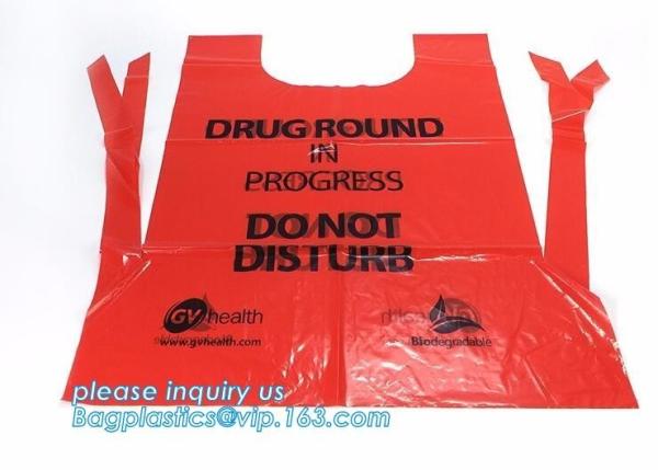 Medical disposable Aprons and Lab Coats,Medical plastic apron tabard with
