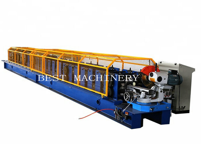 Galvanized Steel Down Spout Roll Forming Machine PPGI/ GI Material