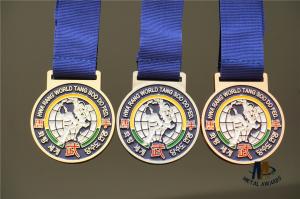 China World Relief Custom Award Medals One Color Printed Embossed Logo wholesale