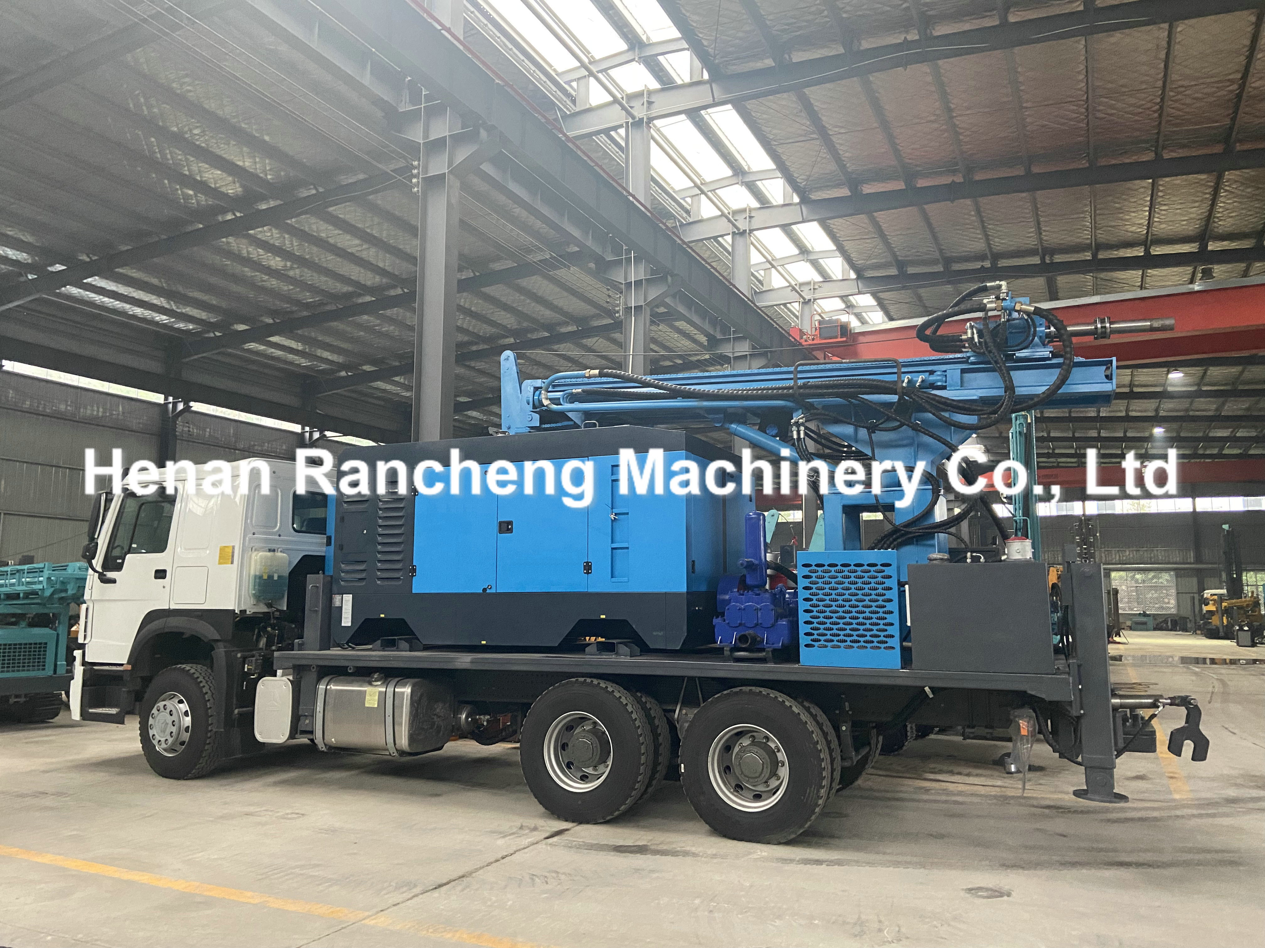 400m Depth Water Well Drilling Rig Equipment 132KW Cummins Engine