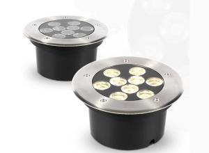 China LED light embedded underground light outdoor waterproof multicolor spot light outdoor square villa pillar lights wholesale