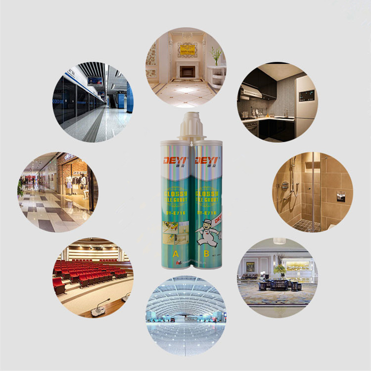 400ml Cartridge Epoxy Tile Grout For Home Decoration And Double Components Adhesives