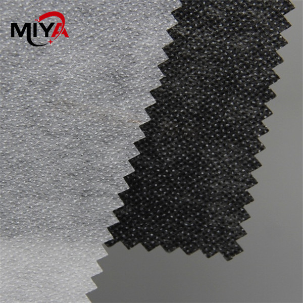 100% Polyester Non Woven Interlining Fabric 100cm 25-100gsm