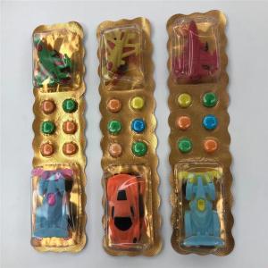 China Special Design Compressed Candy Packed With Car Airplane Toys wholesale