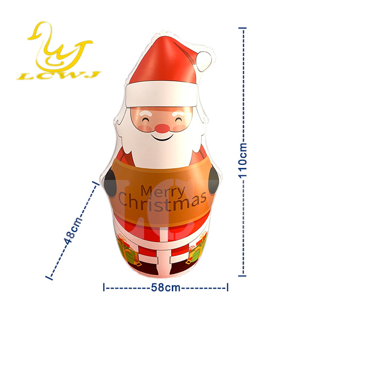 LC Blow Up Bopper Yard Decoration Christmas Inflatable Santa Claus Decorations with LED Light