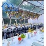 Large Clear PVC Roof Event Wedding Tents Rustproof Fire Retardant Elegant Tent
