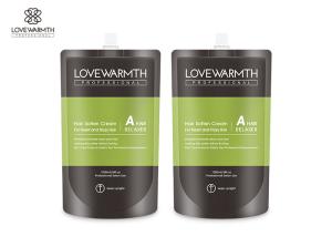 China Permanent Keratin Collagen Hair Straightening Cream For Resist Hair Easy Working wholesale