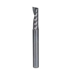 China Single Flute Upcut Spiral O Flute Bits For Cutting Soft And Hard Plastic wholesale