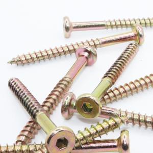 China Metric Measurement System Hexagon Socket Flat Framing Head Furniture Screw wholesale