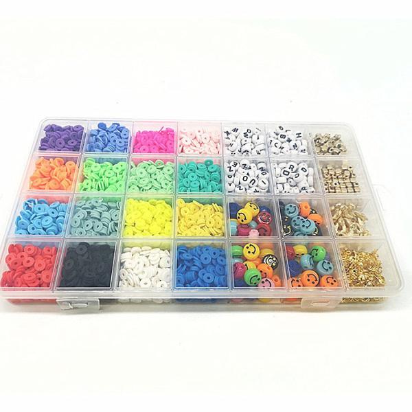 Jewelry Making DIY Crafts Handmade 3500pcs 6mm Clay Beads With Letters Fashion