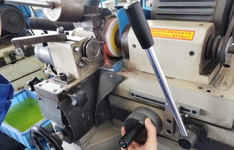 Precision automation components- Shaft left, Material 1.4034+S, hardness HRC50