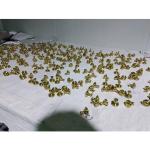 Small Stainless Steel Fitting Parts Golden Vacuum PVD Coating Machine For Rose
