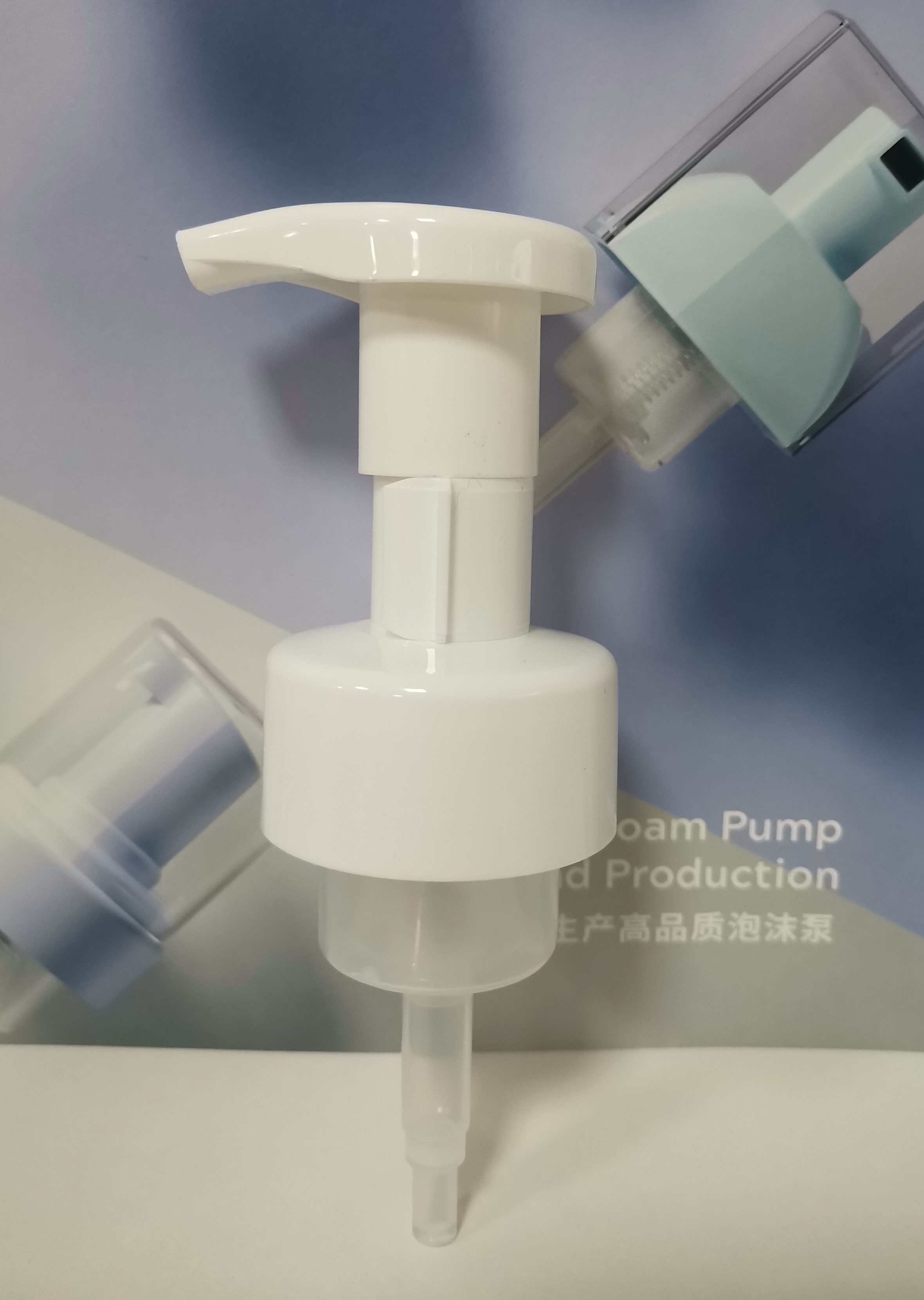 Eco Friendly Customized Cosmetic Lotion Pump With Unique External Spring Technology
