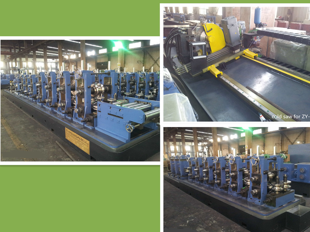 Auto Steel Pipe Production Line Hoop Cage Straighten Rectangular Pipe
