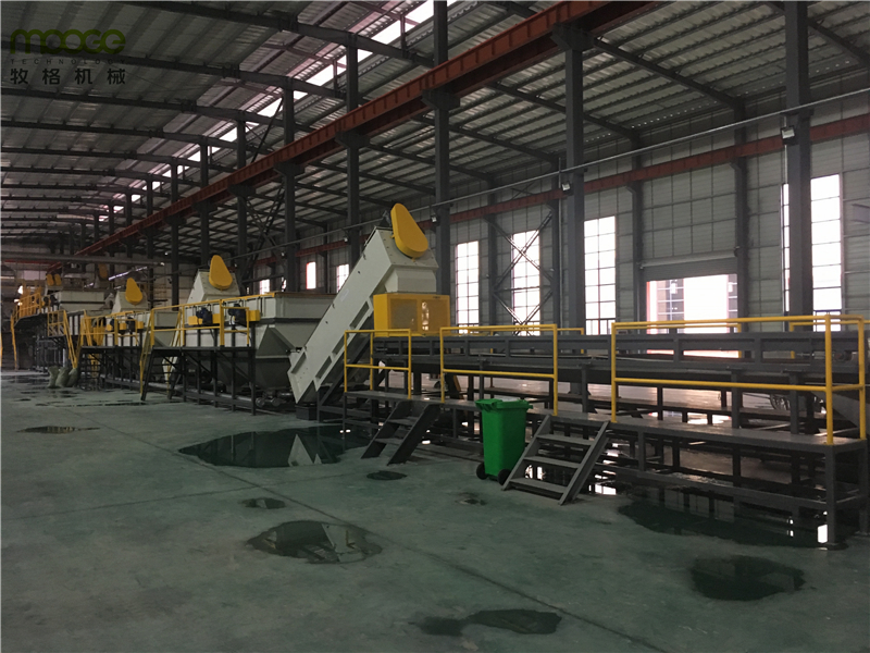 HDPE Plastic Film Recycling Line Agricultural 3000kg/H PE Granulator