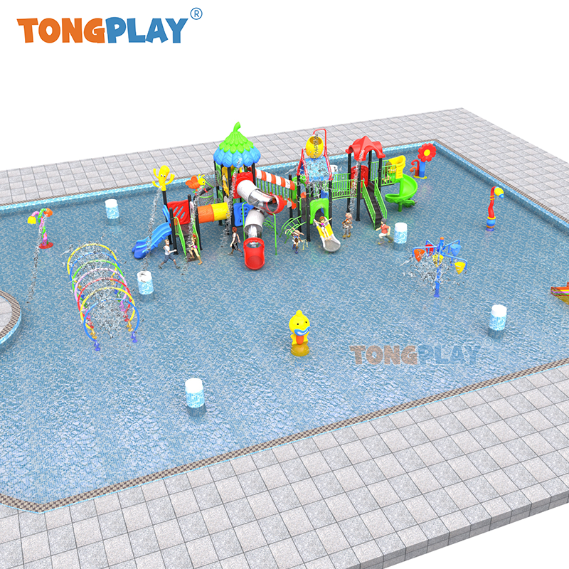 Community Project Amusement Products Outdoor Kids Plastic Slide Outdoor Park Playground Fiberglass Water Slide Price