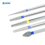 High Hardness 11mm Handpiece Dental Diamond Burs CE Approved