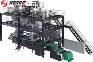 China PP Chips 1600mm Carry Bag Non Woven Fabric Making Machine wholesale