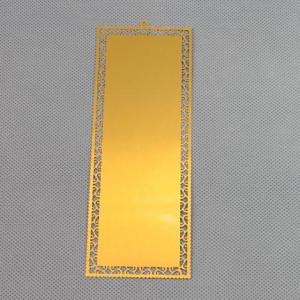 China Sublimation Gold Book Mark wholesale