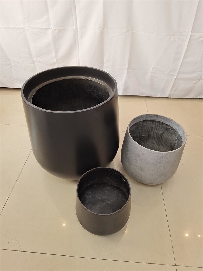 Strong Fiberglass Flower Pots Light Weight GRP Planter Box For Outdoor Indoor Decor