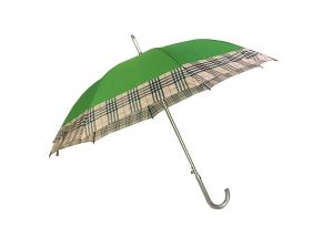 China Aluminum Bone Pongee Umbrella , Self Opening Umbrella Rustproof Lightning Resistant wholesale