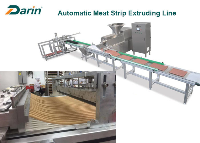 Darin Meat Strip Cutting Machine /Meat Strips Dog Treats Pet Food Processing Line