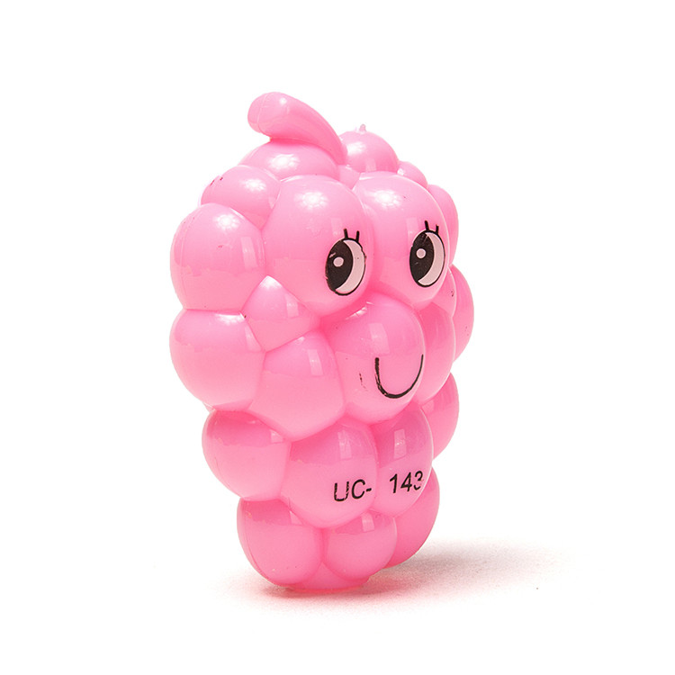 Colorful Smile Fruit Grape Art Pencil Sharpener Baby Toy