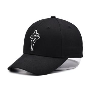China 3d Embroidery Cotton Fabric Baseball Cap Unisex Curved Brim Fashion Adult Size wholesale