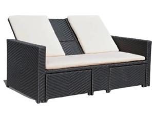 China Outdoor Rattan wicker swimming pool bed Resin pool chair sun lounger pool lounge chairs---6132 wholesale