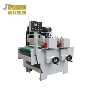 China Plywood Coating Auxiliary Equipment , Wood Polishing Machine With Two Heads wholesale