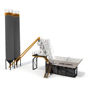 China HZS25 Compact Commercial Concrete Mixing Plant Batching Machinery wholesale