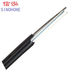 China Black / White Indoor Fiber Optic Cable , Dual Core Fiber Optic Cable Low Smoke wholesale