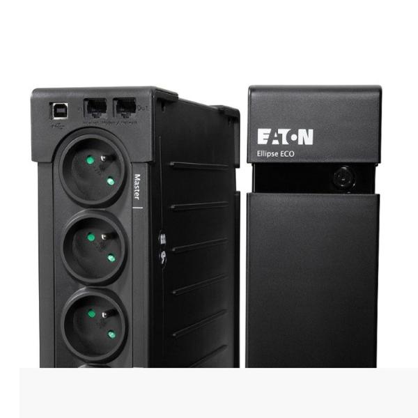 800VA/500W Eaton Ellipse Offline UPS 4 IEC Outlets USB Port 230Vac Built-in