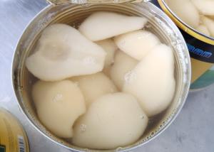 China BRC 820g Canned William Bartlett Pears In Light Syrup wholesale
