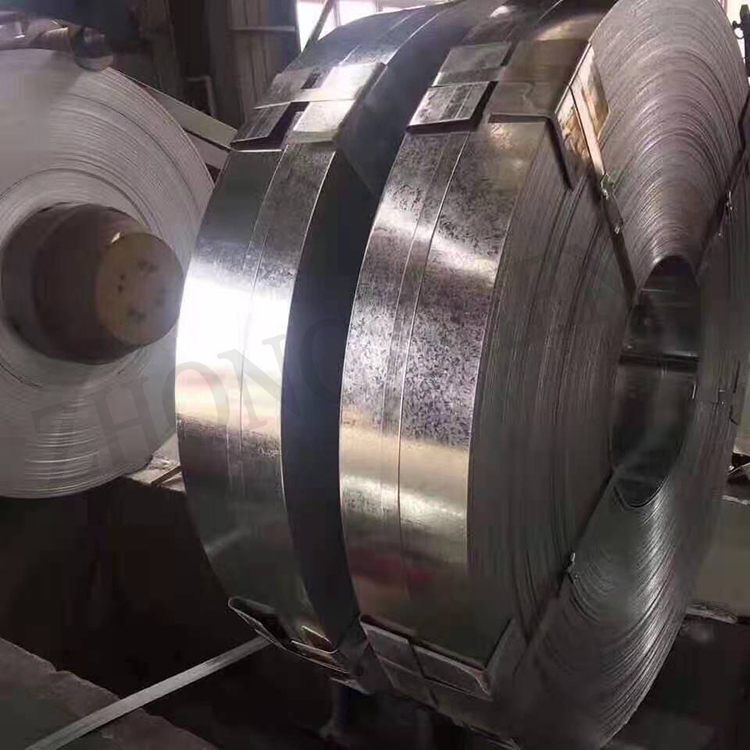 Metal Raw Materials Dx51d Hot Dipped Galvanized Steel Strip Coils with Z121-Z180 Coating and BIS Certificate