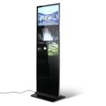 12V 5A Vertical Non Touch Floor Standing Digital Advertising Kiosk Display