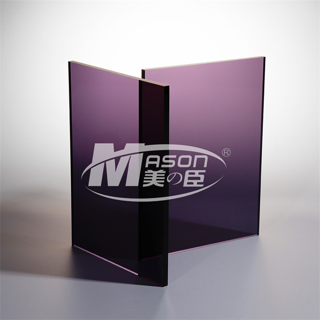 Luminous Iridescen Colorful Matt Frosted Sign Cast Acrylic PMMA Sheet For Led Light