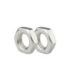 Screw Hex Head M3M4M5M6M8M10M12M14M16-M24 GB6172 Outer Hexagon Thin Nut