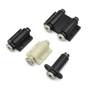 China Black Magnetic Door Cabinet Pressure Catch 45.5x28x15.5mm wholesale