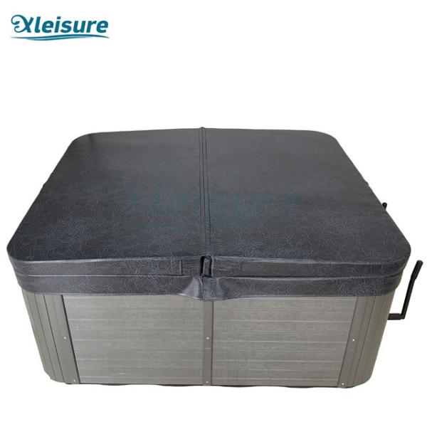 Energy - Saving Rectangle Rounded - Corners Charcoal Insulation Cover Vinyl Spa