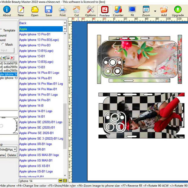 Daqin Cellphone Stickers Cutting Plotter Software Free Templates Fullbody Die Cut Vinyl Stickers Machine A3 Skin Cutter