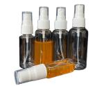 Round 100ml Pet Spray Bottle 150ml Amber Plastic Spray Bottles