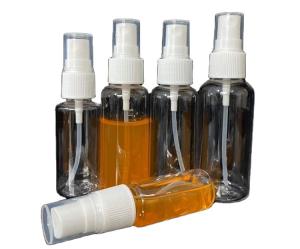 China Round 100ml Pet Spray Bottle 150ml Amber Plastic Spray Bottles wholesale