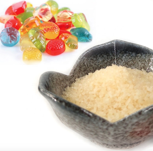 Liquorice Granulated Gelatin 120-220 Bloom Granular Gelatin For Muslim