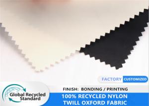 China Recycled Twill Nylon Bonding Backpack Luggage Waterproof Eco Fabric wholesale