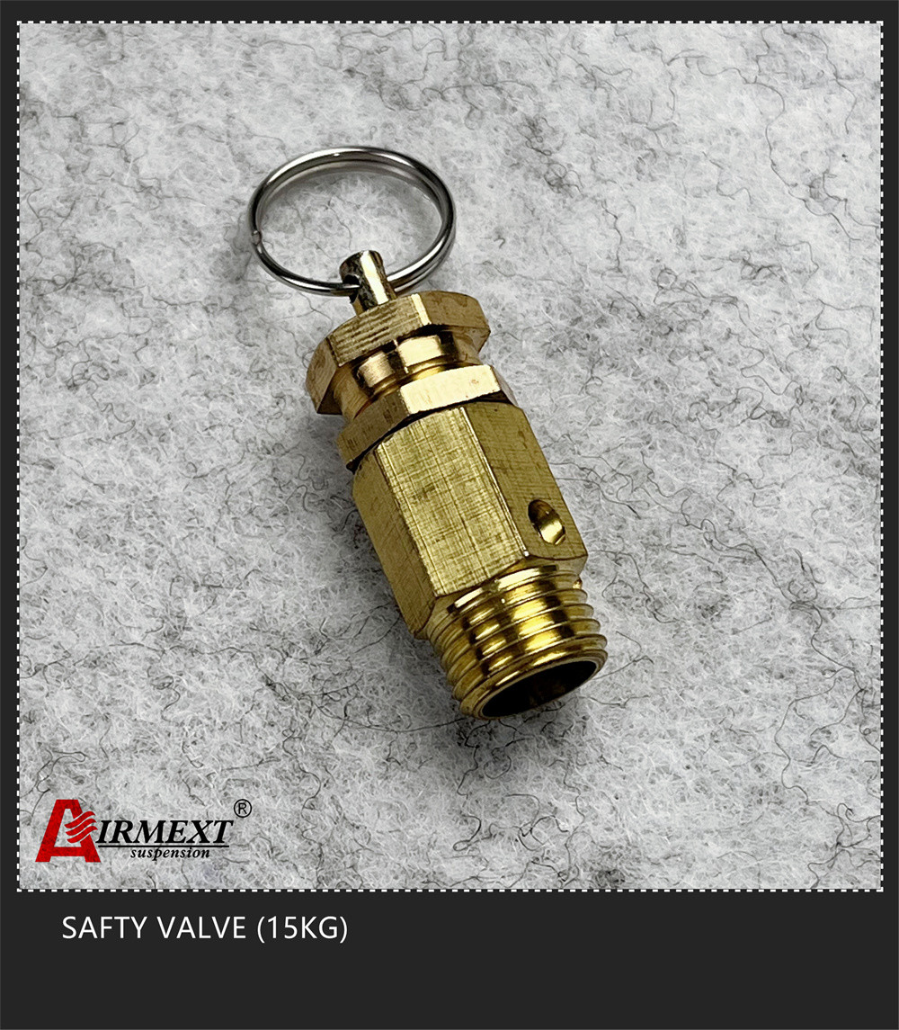 Plastic Tubing Air Receiver Safety Valve 150 Psi Air Pressure Relief Valve